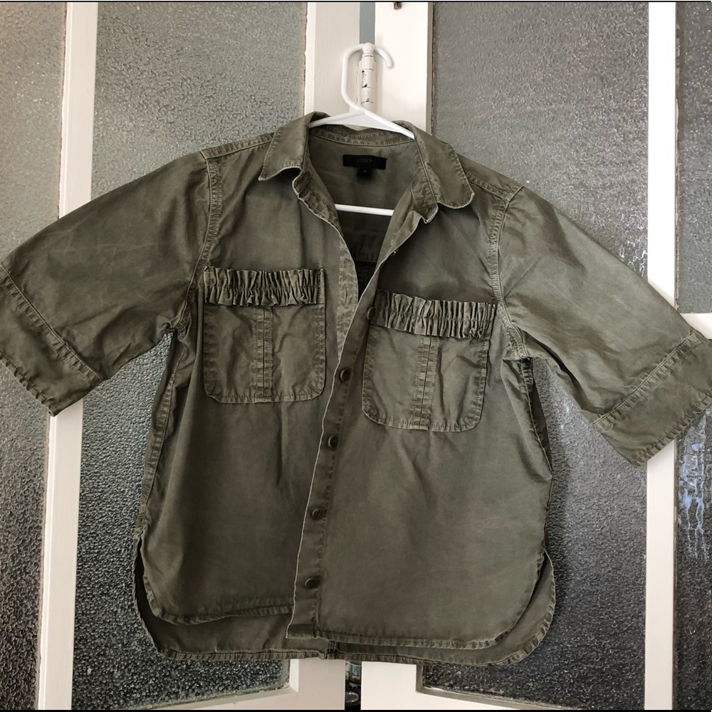 J. Crew Cargo Green Jacket